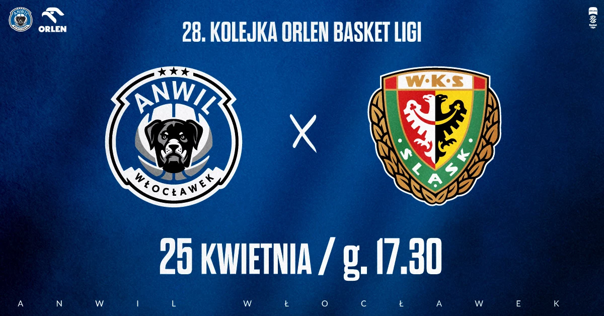 Anwil Włocławek vs WKS Śląsk Wrocław
